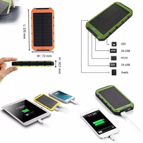 Cargador solar portátil para teléfonos o tabletas