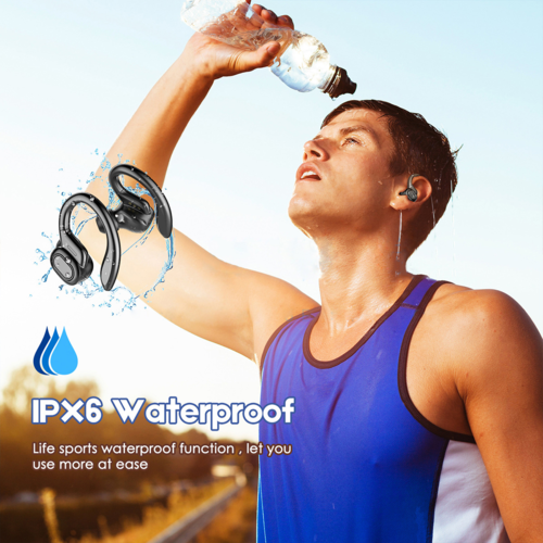 Auriculares deportivos Bluetooth V5.0 TWS con pantalla LED para iPhone y Huawei