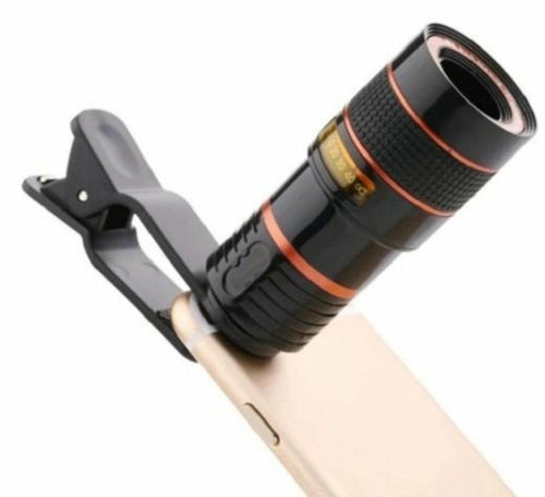 Lente de zoom óptico HD para smartphone con clip universal para teléfono móvil