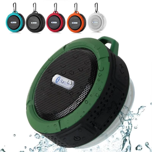 Mini altavoz Bluetooth portátil e impermeable con ventosa