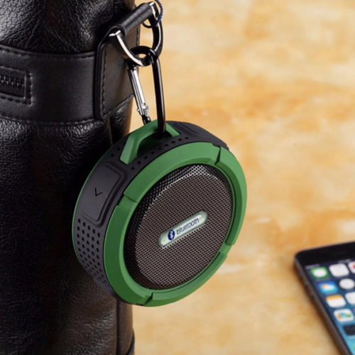 Mini altavoz Bluetooth portátil e impermeable con ventosa