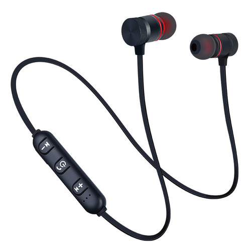Auriculares deportivos inalámbricos Bluetooth 4.0 negros