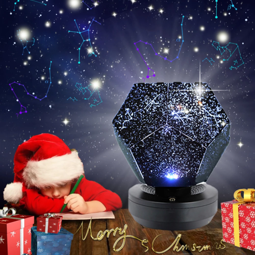 Proyector de luz de estrellas con altavoz Bluetooth y lámpara LED de galaxia