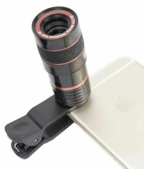 Lente de zoom óptico HD para smartphone con clip universal para teléfono móvil