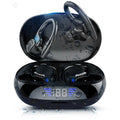 Auriculares deportivos Bluetooth V5.0 TWS con pantalla LED para iPhone y Huawei
