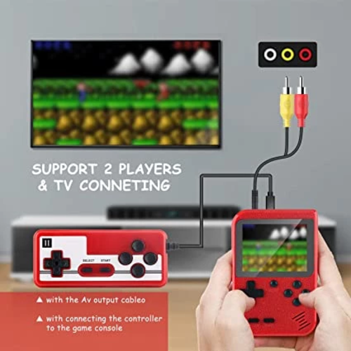 Mini consola de videojuegos portátil retro de 3,0 pulgadas