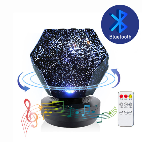 Proyector de luz de estrellas con altavoz Bluetooth y lámpara LED de galaxia