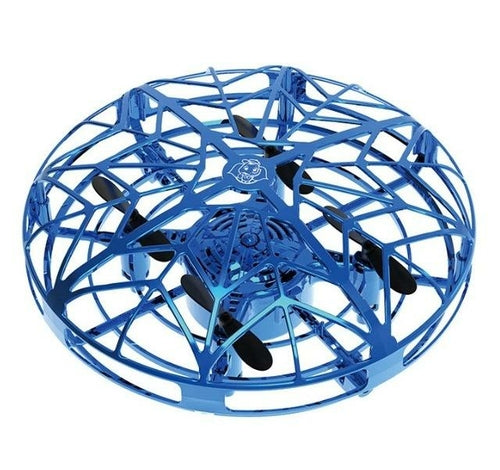 Mini dron helicóptero tipo OVNI radiocontrolado con inducción por infrarrojos
